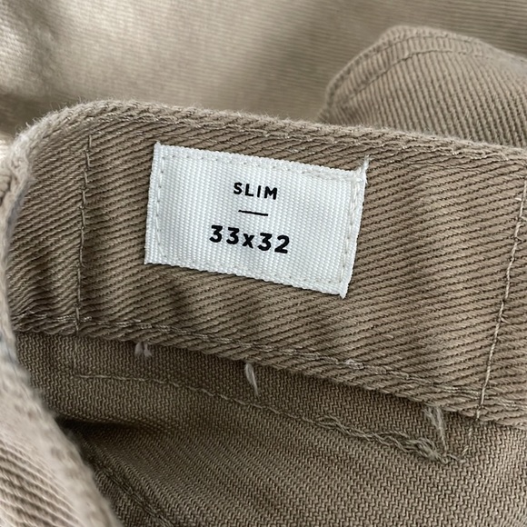 PacSun Khaki Pants Size 33 Slim Fit - Picture 7 of 9